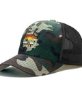 Everyday Camouflage Trucker Cap For Men, dope yet practical athletic hat for outdoors, casual sport gear, camo pattern