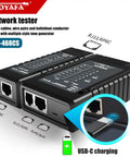 Go To RJ45 RJ11 RJ12 Cable Tester For Cat5 Cat5E Cat6 Cat6A POE With Remote Viewing And Wire Mapping To Detect Shorts