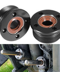 2 Pack Trim Cap Cylinder With Seals FSM040 Replacement End Cap Kit For Yamaha 200 225 250 300 HP Outboard V6 Hydraulic Tilt Trim System Direct OEM Fit And Easy Install, showing installation and parts