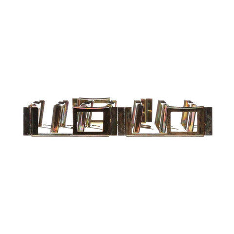 Side view of Padlockable Circuit Breaker Lockout Device for QP, BL, BQ, and BQXD Panels, 10 Pack With Pad Lock Provision, metal construction