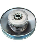 30 Series Go Kart CVT Torque Converter Kit With Three Quarter Inch Bore, Six Inch Driven, Five Eighth Inch Shaft, Asymmetric Drive, 725 Belt Included, Comet Compatible Replacement For Manco Yerf Dog Mini Bikes, Beef Up Your Rides With A Power Upgrade - close-up view of converter
