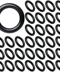 40 Pack Power Pressure Washer O Rings For 1 Quarter Inch And M22 Quick Connect Coupler Garden Hose O Ring Kit shown in black