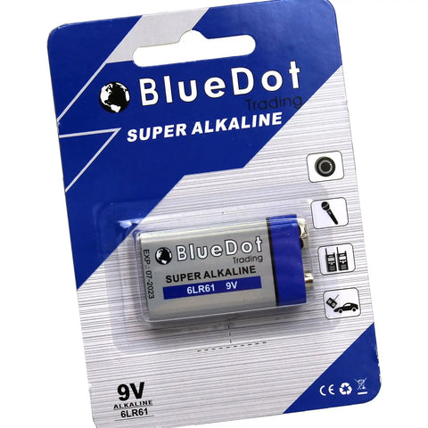 Heavy Duty 9V Alkaline Battery For Smoke Detectors CO Detectors Security Gear Fire Alarms And More Mercury Free Long Lasting Power 5 Year Shelf Life Single Pack in retail packaging