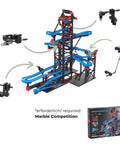 Marble Competition Battle Expansion Kit With Four Adjustable Obstacles For Marble Run Sets, Brain Boosting STEM Toy For Kids, Hands On Challenge, Black on marble run tower