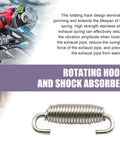2 Pack Motorcycle Exhaust Spring Kit Heavy Duty Stainless Steel 40Mm 60Mm Replacement Springs For Muffler Pipe Universal Fit