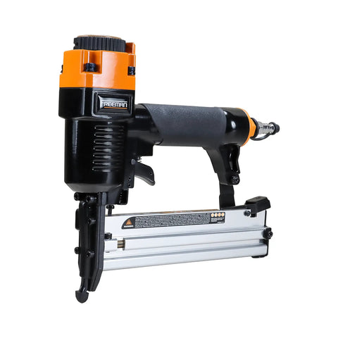Heavy Duty Five Piece Pneumatic Nailer And Stapler Kit delivering gritty power with a 16 gauge finish tool for framing.