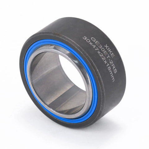 GE30ET 2RS Sealed Radial Spherical Plain Bearing 30x47x22x18mm chrome steel 2RS seal with blue ring
