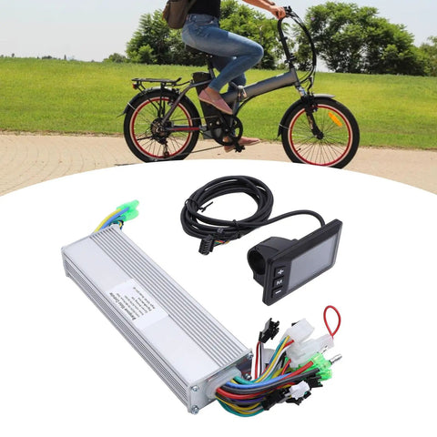 Low Noise Quiet Running 24V 36V 48V Brushless Motor Controller With LCD Display for ebike conversion, dual drive, speed and braking