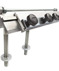Woodturner jig attachment for Badass Water Cooled Sharpening Bundle with precision adjustment knobs for sharpening tools.