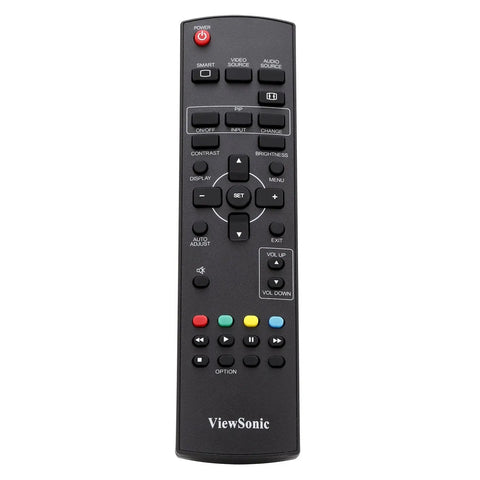 Remote control for 32 Inch LED Digital Signage Display Packing Crisp 1080P Punch, featuring easy access buttons.