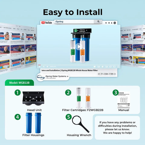 Smooth Two Stage Whole House Water Filtration System Featuring 20 Inch Sediment And Carbon Block Filters To Kick Chlorine Bad Tastes Rust To The Curb For Clean Home Drip Everyday installation components with filters and manual.