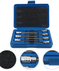 3 8 Inch Drive Badass Xxl Extra Long Bits Socket Wrench Set in blue case with silver sockets, ideal for deep impact nut drivers.
