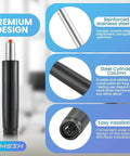 Office Chair Cylinder Replacement 5.5 Inch Travel Length Fits Most Chairs Heavy Duty Class 4 Gas Lift Hydraulic Piston