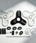 Beginner-Friendly Soldering Practice Kit With 3 Leaves Fidget Spinner Project LED Flasher Light DIY Electronics Board STEM