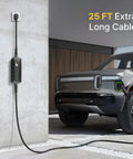 Level 2 EV Charger 220 240V 30A 7.2kW Home Charging Station With 25ft Cable ETL Certified on wall charging electric vehicle