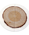 10 Inch Round Center Finder Tool For Wood Turning Lathe Work Clear Acrylic Circle Locator on wooden surface
