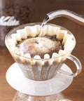 Wave Paper Coffee Filters For Pour Over Drippers Large Size 185 100 Count Made In Japan White brewing clean balanced coffee