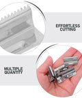 10 Pack 26mm Tape Dispenser Replacement Blades For Industrial Carton Sealers Seamless Refills For Tape Guns Compatible With Most Commercial Dispensers Sharp Durable Cutter Blades For Packaging And Shipping, steel blades in hand