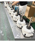 Outdoor Heat Pump Motor Replacement 200W 310V Brushless DC motors on assembly line, durable and efficient for AC units