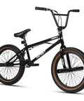 Yaphet 20 Inch Freestyle BMX Bike For Teens And Adults Street Ready Trick Bike With 360 Degree Rotating Handlebar And Four Pegs Black