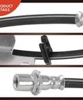 Front Brake Hydraulic Hose Kit For Ford F150 2009 And Ford Lobo 2009 Left And Right Driver And Passenger Sides Heavy Duty Beefed Up Replaces 9L3Z2078B Pack Of 2 EPDM Rubber With Zinc Plated Steel product details