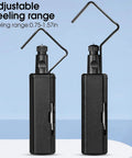 Pro Grade Round Cable Stripping Knife For 19-40mm Armored Cables, adjustable peeling range, vertical action view