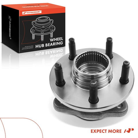 Front Wheel Bearing And Hub Assembly For Ford Ranger And Mazda B3000 B4000 1998 1999 2000 5 Lug Wheels 4WD And 2WD ABS Only Pulse Vacuum Hub Locks Compatible Durable Construction And Easy Install