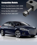Keep Your Engine Running Slick With This Heavy Duty Alternator Pump Pulley Adjuster Kit Designed For Precision Belt Tension Control On Hyundai Elantra Accent And Tiburon Rides To Kill Squeal And Stop Slippage Cold with detailed view of compatible models.