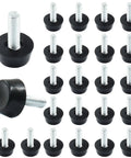 24 Pack M6 Furniture Leveling Feet Adjustable Table Levelers For Patio Tables Chairs Glide Screws In Threaded 27mm Long