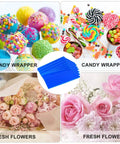 20 Pieces Transparent Candy Color Floral Wrapping Paper Blue Bouquet Packaging For Gift Wrapping And DIY Crafts, Perfect Flower Wraps