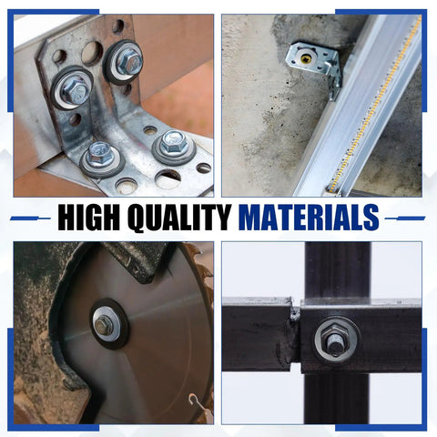200 Piece Zinc Fender Washers 3/16 Inch By 1 1/4 Inch 2mm Thickness shown in use on metal and wood connections