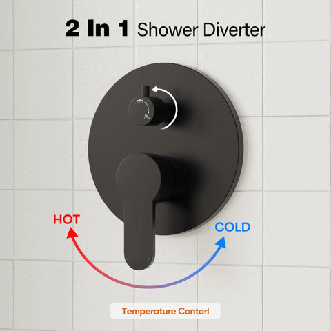Top Shelf Shower System With Glide Rail Faucet Set And Roomy 10 Inch Rainfall Head Slick Matte Black Finish For Rock Solid Bathroom Upgrades And Precision Balance Control