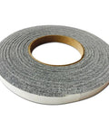 Grey Self Stick High Temp BBQ Gasket For Smokers, 15 Feet Long, 1/2 In By 1/8 In Size, Nomex Fiber Blend, Ultra Durable Heat Resistant Seal, Easy Peel And Stick Gasket, Perfect For Smoker Grill And Oven Seals. Grey Nomex gasket roll