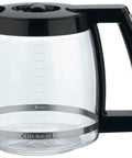 Replacement 14 Cup Glass Carafe For Coffee Maker With Dripless Spout And Knuckle Guard Ergonomic Black Handle 70 Fluid Ounces Fits Most 14 Cup Models Easy To Clean