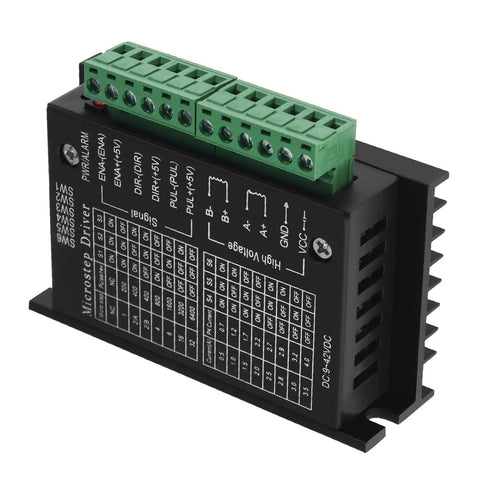 TB6600 Stepper Motor Driver 4A 9 To 42V For NEMA 17 CNC Controller with microstep settings visible on casing