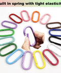 16 Pack Oval Carabiner Clips For Keys Leashes Backpacks Water Bottles And Outdoor Gear Must Have Everyday Carry Lightweight