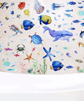 Underwater Ocean Wall Decals Set With 116 Pieces Marine Animals for nursery, peel and stick, featuring colorful sea creatures.