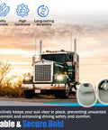Sun Visor Clip For Heavy Trucks Fits T680 T800 S16-1023-661 F01377-2 And 389 579 Models Tough As Nails Durable High Strength Plastic Replacement