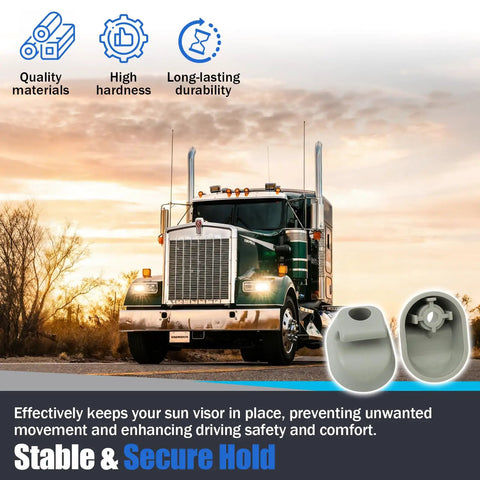 Sun Visor Clip For Heavy Trucks Fits T680 T800 S16-1023-661 F01377-2 And 389 579 Models Tough As Nails Durable High Strength Plastic Replacement