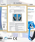 Right Hand Rope Ascender For 8 To 13mm Rope, Ultra Lightweight Aluminum Rope Clamp, certification documents and product view