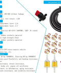 12V Inline Fuel Pump Kit For Lawn Mower Carburetor With 8mm Hose And Five Sixteenth Inch Fittings