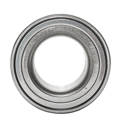 Front view of wheel bearing from Front 2 Piece Wheel Bearing Assembly Replacement Kit For Nissan Sentra Mirage Lancer ES And Suzuki XL7 Get A Direct Fit Long Lasting Bearings That Stand Up To The Open Road Built To Last For Years Of Daily Driving And Harsh Roads