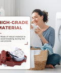 Top Load Washer Shift Actuator Straight Shot Replacement For WPW10006355 near laundry basket with clean clothes.