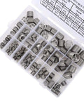 Stainless Steel Thread Repair Kit With M6 To M18 Inserts for Stripped Threads, organized in storage case
