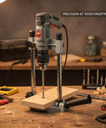 Convert Your Handheld Drill Into A Stable Benchtop Press With A Cast Iron Base For Wood And Metal Achieve Precise Vertical Drilling