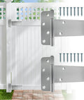 8 Inch Heavy Duty Door Hinges 300 Lbs Capacity 4 Pack With Screws Included for wooden fences, barn doors, and gates