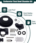 Harley Davidson 40mm CV40 Carburetor Rebuild Kit For Sportster XL883 XLH1200 with gaskets, seals, O-rings, and springs