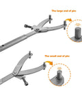 Adjustable Locking Spanner Wrench for Clutch Removal on Scooters and Motorcycles, showing large and small pin details.