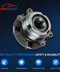 Front Wheel Bearing Hub Assembly For Nissan Altima 2007 2008 2009 2010 2011 2012 2.5L 5 Lug With ABS Bolt In Direct Fit OEM Grade Replacement