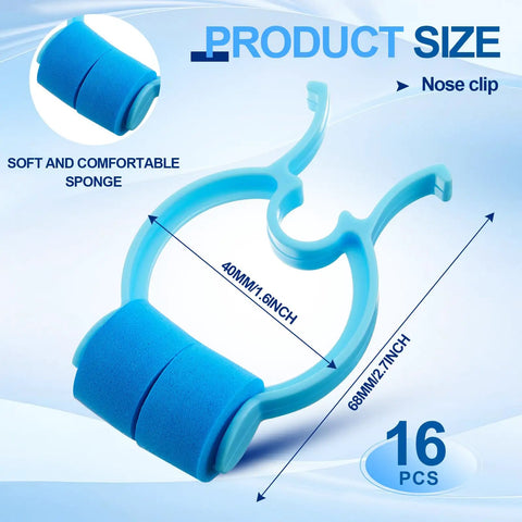 Nosebleed Quick Stop Clip Set With 16 Plastic Foam Clips Handy Storage Box And Pouches Ready For Home Or Grab And Go Emergency Nosebleeds Nasal Bleed Stopper Plugs For Fast Portable Relief.
